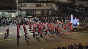 dancers dancing down the street