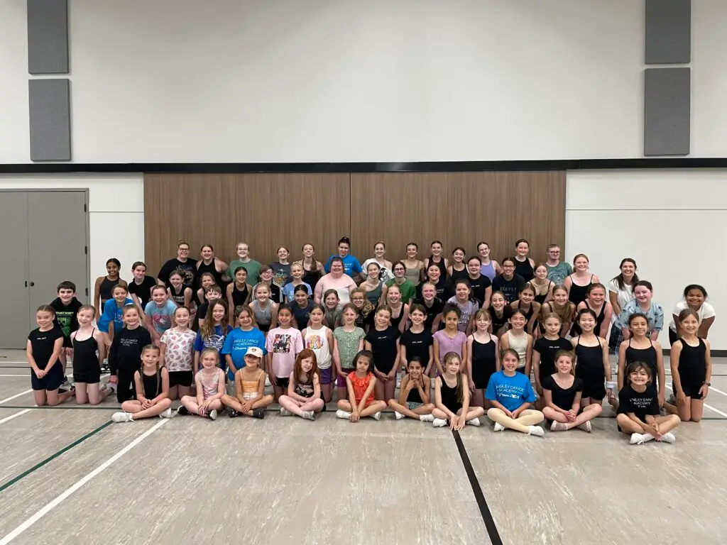 Dancers posing in a group pose
